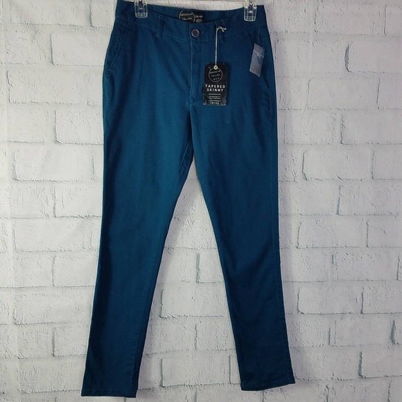 Brooklyn Calling NYC Womens Teal Tapered Skinny Pants Jeans Size 28/30 - Picture 1 of 8